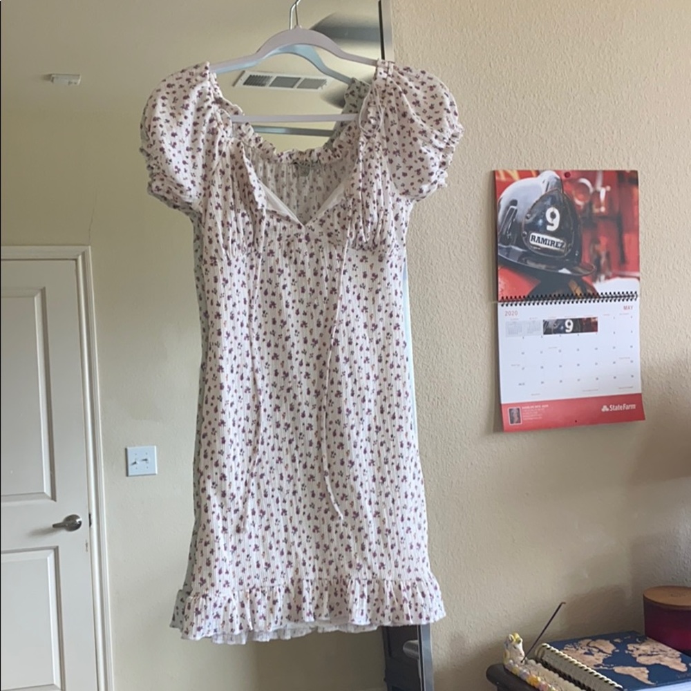 Papaya flower dress